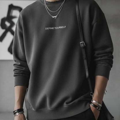 Men’s Luxe Embroidered Sweatshirt